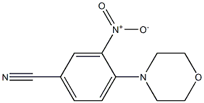 4-morpholino-3-nitrobenzonitrile 结构式