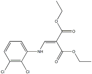 diethyl 2-[(2,3-dichloroanilino)methylidene]malonate 结构式