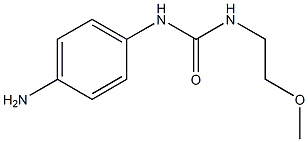 N-(4-aminophenyl)-N'-(2-methoxyethyl)urea 结构式