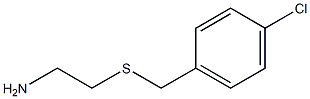 2-[(4-chlorobenzyl)thio]ethanamine 结构式