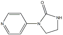 1-(4-pyridinyl)tetrahydro-2H-imidazol-2-one 结构式