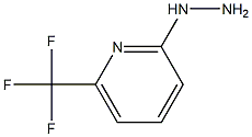 6-(Trifluoromethyl)pyrid-2-ylhydrazine 结构式