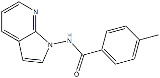 4-methyl-N-(1H-pyrrolo[2,3-b]pyridin-1-yl)benzenecarboxamide 结构式