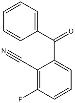 2-benzoyl-6-fluorobenzenecarbonitrile 结构式