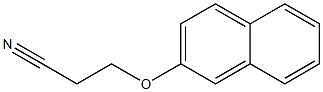 3-(2-naphthyloxy)propanenitrile 结构式