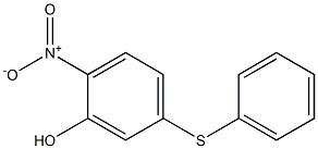 2-nitro-5-(phenylthio)phenol 结构式