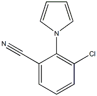 3-chloro-2-(1H-pyrrol-1-yl)benzenecarbonitrile 结构式