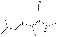 N'-(3-cyano-4-methyl-2-thienyl)-N,N-dimethyliminoformamide 结构式