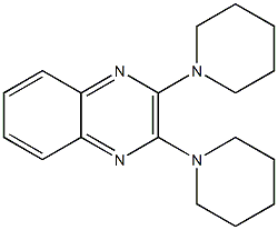 2,3-dipiperidinoquinoxaline 结构式