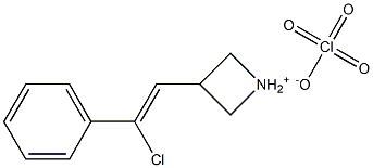 (3-chloro-3-phenylprop-2-enylidene)(dimethyl)ammonium perchlorate 结构式