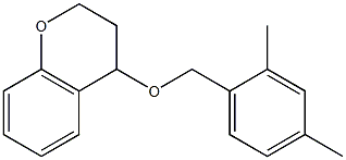 4-[(2,4-dimethylbenzyl)oxy]chromane 结构式