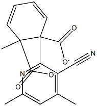 1-(3-cyano-4,6-dimethyl-2-pyridinyl) 2-methyl phthalate 结构式