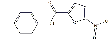 N2-(4-fluorophenyl)-5-nitro-2-furamide 结构式