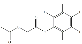 2,3,4,5,6-pentafluorophenyl 2-(acetylthio)acetate 结构式