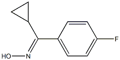 cyclopropyl(4-fluorophenyl)methanone oxime 结构式