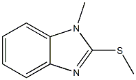 1-methyl-2-(methylthio)-1H-benzo[d]imidazole 结构式