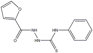 N1-phenyl-2-(2-furylcarbonyl)hydrazine-1-carbothioamide 结构式