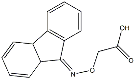 {[(9E)-4a,9a-dihydro-9H-fluoren-9-ylideneamino]oxy}acetic acid 结构式