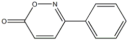 3-phenyl-6H-1,2-oxazin-6-one 结构式