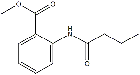 methyl 2-(butyrylamino)benzenecarboxylate 结构式