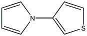 1-(3-thienyl)-1H-pyrrole 结构式