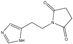 1-[2-(1H-imidazol-5-yl)ethyl]pyrrolidine-2,5-dione 结构式
