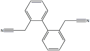 2-[2'-(2-nitriloethyl)[1,1'-biphenyl]-2-yl]acetonitrile 结构式