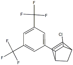 5-chloro-6-[3,5-di(trifluoromethyl)phenyl]bicyclo[2.2.1]hept-2-ene 结构式