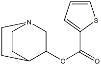 1-azabicyclo[2.2.2]oct-3-yl thiophene-2-carboxylate 结构式