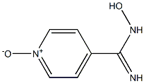 4-[(hydroxyamino)(imino)methyl]pyridinium-1-olate 结构式