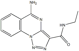 N3-ethyl-5-amino[1,2,3]triazolo[1,5-a]quinazoline-3-carboxamide 结构式