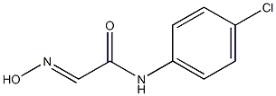 N1-(4-chlorophenyl)-2-hydroxyiminoacetamide 结构式