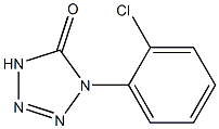 1-(2-chlorophenyl)-1,4-dihydro-5H-tetrazol-5-one 结构式