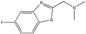 (5-fluoro-1,3-benzothiazol-2-yl)-N,N-dimethylmethanamine 结构式