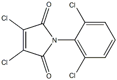 3,4-dichloro-1-(2,6-dichlorophenyl)-2,5-dihydro-1H-pyrrole-2,5-dione 结构式