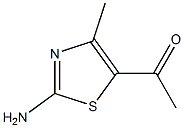 1-(2-amino-4-methyl-1,3-thiazol-5-yl)-1-ethanone 结构式