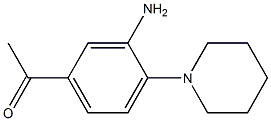 1-(3-amino-4-piperidinophenyl)ethan-1-one 结构式