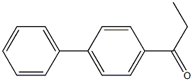 1-[1,1'-biphenyl]-4-ylpropan-1-one 结构式