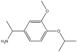 1-(4-isopropoxy-3-methoxyphenyl)ethanamine 结构式