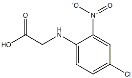 2-(4-chloro-2-nitroanilino)acetic acid 结构式