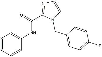 1-(4-fluorobenzyl)-N-phenyl-1H-imidazole-2-carboxamide 结构式