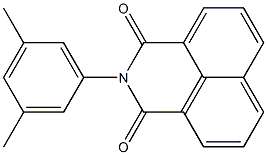 2-(3,5-dimethylphenyl)-2,3-dihydro-1H-benzo[de]isoquinoline-1,3-dione 结构式