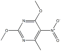 2,4-dimethoxy-6-methyl-5-nitropyrimidine 结构式
