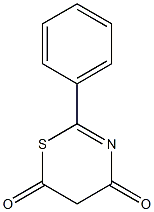 2-phenyl-4H-1,3-thiazine-4,6(5H)-dione 结构式
