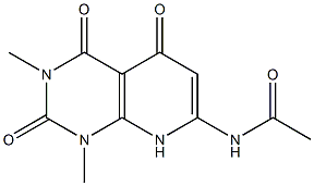 N-(1,3-dimethyl-2,4,5-trioxo-1,2,3,4,5,8-hexahydropyrido[2,3-d]pyrimidin-7-yl)acetamide 结构式