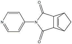4-(4-pyridyl)-4-azatricyclo[5.2.1.0~2,6~]dec-8-ene-3,5-dione 结构式
