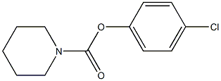 4-chlorophenyl piperidine-1-carboxylate 结构式