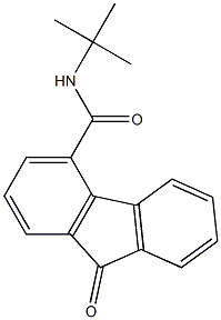 N4-(tert-butyl)-9-oxo-9H-fluorene-4-carboxamide 结构式