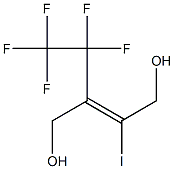 2-iodo-3-(1,1,2,2,2-pentafluoroethyl)but-2-ene-1,4-diol 结构式