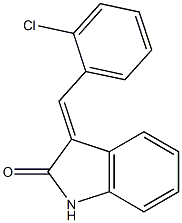 3-(2-chlorobenzylidene)indolin-2-one 结构式